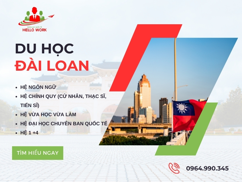 Du học Đài Loan đang ngày càng được nhiều người lựa chọn